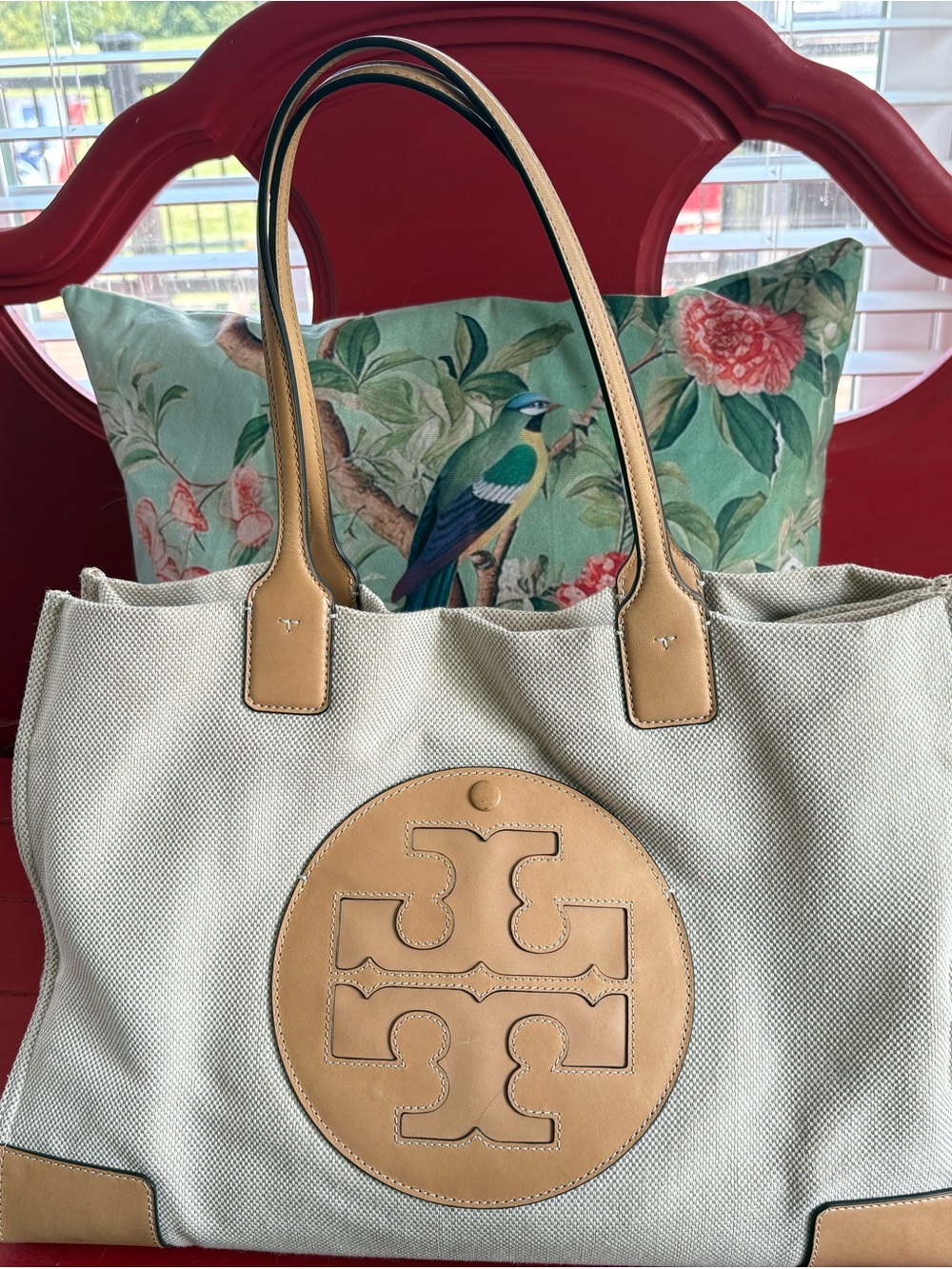 Tory Burch Ella Canvas Tote